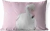 MuchoWow® Outdoor Kissen - Weißer Flamingo - 50x30 cm - Produktbild-Vorschau 1