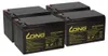 Baterie WP15-12NSE 48V 15Ah (4x12V 15Ah) pro e-koloběžku Náhled obrázku produktu 1