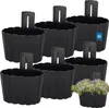 KOTARBAU® Set di 6 fioriere da balcone cesto da appendere a Anteprima dell’immagine prodotto 1