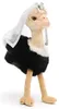 Uni-Toys - Strauß mit Braut-Schleier - 28 cm (Höhe) - Produktbild-Vorschau 1