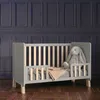 Love For Sleep Babybett Gitterbett Grau-Kiefer 120 x 60 cm Produktbild-Vorschau 2