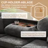 Gerades 4-Sitzer Corduroy Sofa mit Stauraum  unter den Produktbild-Vorschau 7