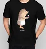 Mr. & Mrs. Panda Größe XL T-Shirt Igel Wein - Schwarz - Produktbild-Vorschau 3