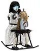 HOMCOM Animiertes Halloween-Mädchen auf Schaukelpferd 72 Produktbild-Vorschau 1