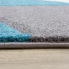 Teppich Wohnzimmer Kurzflor Modern 3D Look Konturenschnitt Produktbild-Vorschau 2