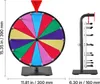 VEVOR Glücksrad Drehrad (305 mm) 14 Slots Glücksrad mit Produktbild-Vorschau 8