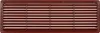 Mriežka vetracia dverná VMD, 400 x 130 mm, 2 ks, hnedá 0232 Náhľad obrázku produktu 5