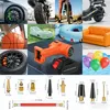 Tragbarer Akku Kompressor mit 3000mAh Akku, 21-teiliges Produktbild-Vorschau 6