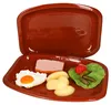 sada 2 hliněných servírovacích talířů 35x25,5x3cm Náhled obrázku produktu 1