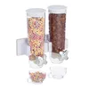 Relaxdays Müslispender doppelt, Wandmontage, für Müsli, Produktbild-Vorschau 1