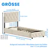 okwish boxspring čalouněná postel 90x200 cm s čelem s Náhled obrázku produktu 4