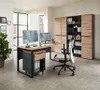 Schreibtisch MEMPHIS Artisan Eiche - Metallgestell schwarz Produktbild-Vorschau 4