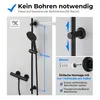 JOHO Edelstahl Duschsystem mit Duscharmatur, Brausestange Produktbild-Vorschau 5