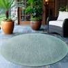 Outdoor-Teppich, einfarbig, blau, Teppich für Terrasse, Produktbild-Vorschau 3