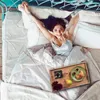 Relaxdays Betttablett klappbar, Essenstablett mit Füßen, Produktbild-Vorschau 3