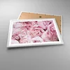 Gerahmtes Poster - Weißer Rahmen - Blumenstrauß Blumen Rosa Produktbild-Vorschau 3