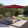 Gastronomie Holz-Sonnenschirm HWC-C57b, Gartenschirm, Produktbild-Vorschau 1