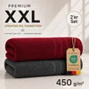 Komfortec 2er Saunatuch Set 80x200 cm aus 100% Baumwolle, Produktbild-Vorschau 2