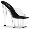 ADORE-701 Damen Slipper von Pleaser, Schwarz Transparent , Produktbild-Vorschau 1