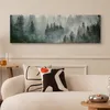 Obraz na plátně LAS WE MGLE Krajina Panorama 145x45cm Náhled obrázku produktu 8