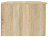 vidaXL Couchtisch Weiß und Sonoma-Eiche 102x50x36 cm Produktbild-Vorschau 4