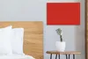 MuchoWow® - Leinwandbilder - Rot - Farbe - Einfarbig, Produktbild-Vorschau 4
