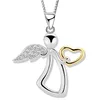Damen Mädchen Engel Kette mit Anhänger echt 925 Sterling Produktbild-Vorschau 3
