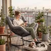 tectake® Schaukelstuhl Tami 93 x 99,5 x 89 cm Produktbild-Vorschau 8