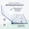 Cartella per documenti in formato A4, effetto lino, colore Anteprima dell’immagine prodotto 7