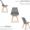 Chaises de salle à manger FRÉDÉRIQUE style scandinave - Voir les images du produit 3