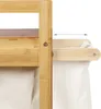 Relaxdays Wäschekorb Bambus, Wäschesammler mit Ablage, Produktbild-Vorschau 8