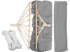 Verk 27122 Amaca Amaca in legno 220 x 150 cm grigio Anteprima dell’immagine prodotto 6