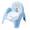Pot de chambre avec couvercle Teddy Bear bleu Voir les images du produit 1