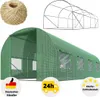 Gewächshaus Gartentunnel Folientunnel Garten Treibhaus Produktbild-Vorschau 1