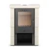 Kachelofen ELDUR Cappuccino 6kW – freistehend, Keramik, ECO Produktbild-Vorschau 6