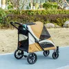 PawHut Hundewagen Hundebuggy klappbar für mittelgroße Hunde Produktbild-Vorschau 9