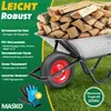 MASKO® PolyurethanSchubkarrenrad Vollgummi 200 kg Produktbild-Vorschau 6