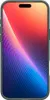 A smartphone with a colorful wallpaper displayed on its screen, encased in a gray protective case. Voir les images du produit
