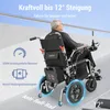 Elektrorollstuhl faltbar mit Joystick, Faltrollstuhl für Produktbild-Vorschau 2