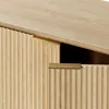Buffet à façade plissée, poignée en métal, meuble de Voir les images du produit 6