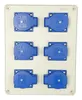 RoadEu Stromverteiler 16A - Wandverteiler 6x 230V 16A Produktbild-Vorschau 2