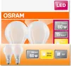 Osram E27 7W 2PACK LED-Lampe, Birnenform, Sockel E27, 7 Produktbild-Vorschau 5