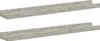 Two concrete gray shelves are shown against a white background. Podgląd zdjęcia produktu