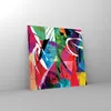Bilder auf glas - Abstraktion modern - 40x40cm - Glasbilder Produktbild-Vorschau 4