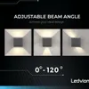 Graue LED-Wandleuchten - Quadratisch - Bridgelux - IP65 - Produktbild-Vorschau 22