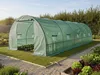 Serre tunelle de jardin 8 x 3 m "Lys" - 24 m² - 140g - Vert Voir les images du produit 2