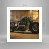 Poster - Poster ohne Rahmen - Motorrad Motor - 40x40 cm - Produktbild-Vorschau 4