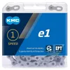 Kmc E-bike Singlespeed Waxed E1 Ept Kette Silber 130 Links Produktbild-Vorschau 1