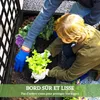 Outsunny Jardiniššre avec treillis, brise-vue, lit Voir les images du produit 6