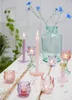 Teelichthalter im Blumendesign 7x16cm Glas 1 Stück sortiert Produktbild-Vorschau 2